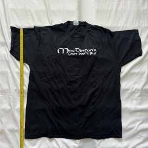 Port and Company Black Short Sleeve Graphic Tee - White Chest Logo